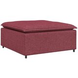  Modularni kauč s podnožjem modul vino crvene boje 100x100x48 cm - boja crnog vina tabure | shoptok.hr