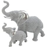 Schafer Schäfer dekorativna figurica slon, srebrna, 25 cm, Bill | shoptok.hr