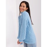 Wool Fashion Italia Sweater-AT-SW-2348.88-Light Blue | Shoptok.si