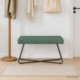  Klupa Morska zelena 80 x 40 x 45 cm Baršun | Eponuda.com