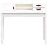  Radni stol bijeli 110 x 50 x 93 cm od masivne borovine | shoptok.hr