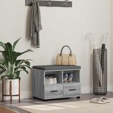  Klupa za hodnik s jastukom Sivi Sonoma 60 x 38 x 46 cm | shoptok.hr