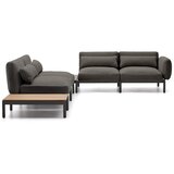 Kave Home Tamno siva podstavljena vrtna sofa (u obliku slova L) Sorells – | shoptok.hr