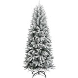 vidaXL Umestno božično drevo med 150 LED Bela 63 x 63 x 150 cm | Shoptok.si
