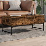  The Living Store Klubska mizica dimljeni hrast 100x50x40 cm inženirski les - Klubska Mizica, (21500685) | Shoptok.si