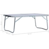  Sklopivi stol za kampiranje bijeli aluminijski 60 x 40 cm | shoptok.hr
