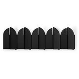 Umbra Mat črn jeklen stenski obešalnik 43 cm Saloon – | Shoptok.si