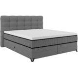 Premium Living Postelja Boxspring Carmen, Temno Siva, 180x200 | Shoptok.si