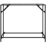  Stolić s prozirnom staklenom površinom 98x35x81 cm čelik | shoptok.hr