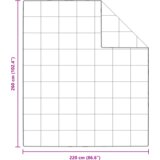 vidaXL Zimska posteljnina Bela 260 x 220 cm 105gsm breskov poliester | Shoptok.si