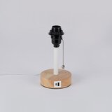  Brilagi - Stona lampa sa USB portom TABLON 1xE27/25W/230V hrast/bela/bež | Eponuda.com