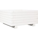  Vrtna sadilica bijela 50x50x26,5 cm od masivne borovine | shoptok.hr