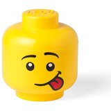 Lego Rumena škatla za shranjevanje v obliki glave Silly L Cene