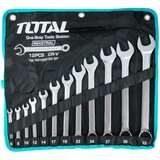 Total 12-dijelni set kombiniranih ključeva 22122, 6/8/10/12/14/17/19/22/24/27/30/32 INDUSTRIAL (THT1022122) | shoptok.hr