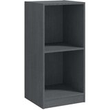vidaXL Bočni ormarić sivi 35,5 x 33,5 x 76 cm od masivne borovine | shoptok.hr