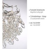 XXXL stropna svetilka ricicle 60/60/37 cm | Shoptok.si