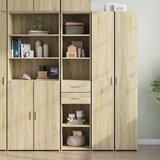  Visoka komoda boja hrasta 40x42,5x185 cm od konstruiranog drva Cijene