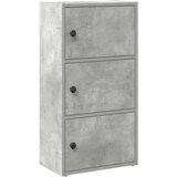 vidaXL Regal za knjige boja betona 40x24x77 cm konstruirano drvo | shoptok.hr