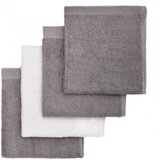 T-TOMI BIO Bamboo Baby Washcloths spužvica za tijelo Grey 25 x 25 cm 4 kom | shoptok.hr