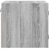 vidaXL Nočna omarica s steklenimi vrati 2 kosa siva sonoma 35x37x35 cm | Shoptok.si