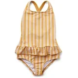otroške kopalke amara stripe peach/sandy/yellow mellow