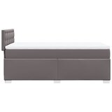  s oprugama i madracem sivi 100x200 cm od umjetne kože | shoptok.hr