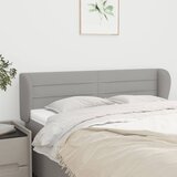 vidaXL Uzglavlje s ušima svjetlosivi 147x23x78/88 cm od tkanine Cijene