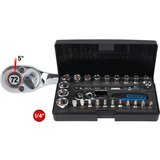 Ks Tools Komplet natičnih ključev 1/4'' CHROMEplus, 26 kosov, Flank Traction | Shoptok.si
