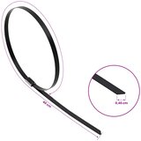  Veza za kabel 250 kom. 4,6 x 400 mm Crna | shoptok.hr
