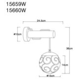 Globo Stenska Svetilka 15660w | Shoptok.si
