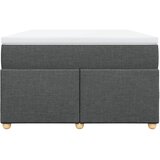  Krevet s oprugama i madracem tamnosivi 120 x 200 cm od tkanine | shoptok.hr