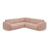 Micadoni Svijetlo ružičasta kutna garnitura od bouclé tkanine (promjenjiva) Molino – Home | shoptok.hr