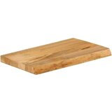 Stolna Mizna plošča z naravnim robom 60x20x3,8 cm trden mangov les, (21411885) | Shoptok.si