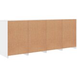  Komoda s LED svjetlima bijela 164 x 37 x 67 cm | shoptok.hr