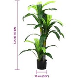 vidaXL Umjetno stablo Dracaena 36 listova 120 cm zeleno | shoptok.hr