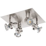 Eglo Tukon 3 rlektor/4, led, gu10, 4x3,3w, 4x240lm, nikl/mat | shoptok.hr