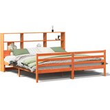  s regalom za knjige bez madraca 200x200 cm masivno drvo | shoptok.hr
