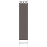 Sobna pregrada s 5 panela antracit 200 x 200 cm od tkanine | shoptok.hr
