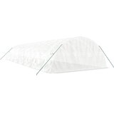  Staklenik s čeličnim okvirom bijeli 70 m² 14 x 5 x 2,3 m | shoptok.hr