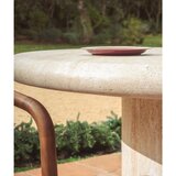 Kave Home Okrugao vrtni stol betonski &amp;oslash; 122 cm Drasi &amp;ndash; Slike