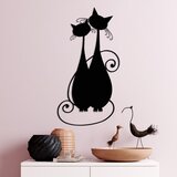 Wallity Zidna dekoracija Mačka 10-v2, 30x60cm, Crna | Eponuda.ba