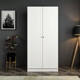 Woody Fashion Ormar Kale-190, 90x190x52 cm, Bijela | Eponuda.ba