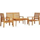  Vrtna lounge garnitura 4-delna trden akacijev les | Shoptok.si