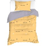 Mijolnir Žuta /siva posteljina za krevet za jednu osobu 140x200 cm Dide – | shoptok.hr