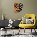 Wallity Zidna dekoracija Monumental Tree 4, 58x58 cm, Crna Cene