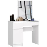 AKORD toaletna miza s ogledalom clp P-2/SL levo belo, (21713535) | Shoptok.si