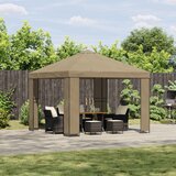 Gazebo 3 x 3 m Bež Poliester i čelik 190 gsm | Eponuda.ba
