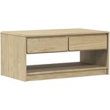 Maison Chic Klubska mizica - kavna mizica - Nizka mizica SAUDA hrast 99x55x45 cm trdna borovina, (21753036) Cene