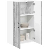 vidaXL Stenska kuhinjska omarica s polico Siva Sonoma 60 x 31 x 100 cm | Shoptok.si