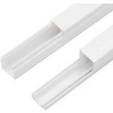vidaXL Kabelska cev 30x15 mm 30 m PVC | Shoptok.si